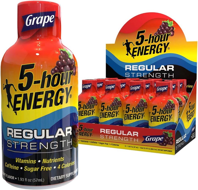 5-hour ENERGY Living Essentials Grape 12/Cs [Health And Beauty] - Image 1